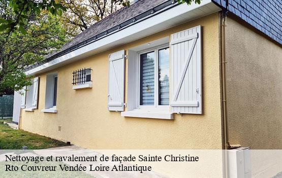 Nettoyage et ravalement de façade  sainte-christine-85490 Rto Couvreur Vendée Loire Atlantique -1