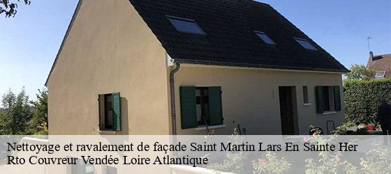 Nettoyage et ravalement de façade saint-martin-lars-en-sainte-her-85210 Rto Couvreur Vendée Loire Atlantique -4