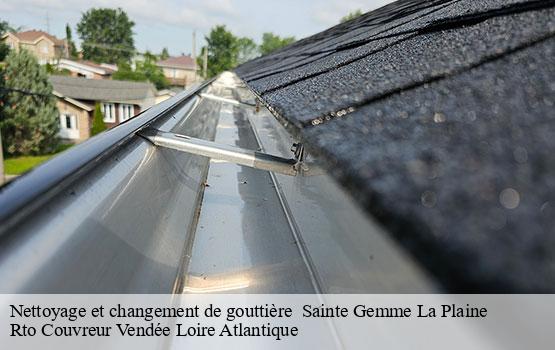 Nettoyage et changement de gouttière   sainte-gemme-la-plaine-85400 Rto Couvreur Vendée Loire Atlantique -10