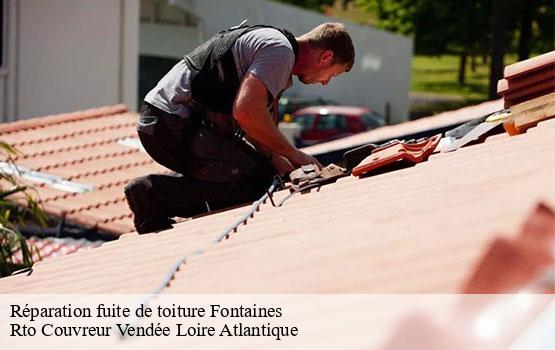 Réparation fuite de toiture  fontaines-85200 Rto Couvreur Vendée Loire Atlantique -10