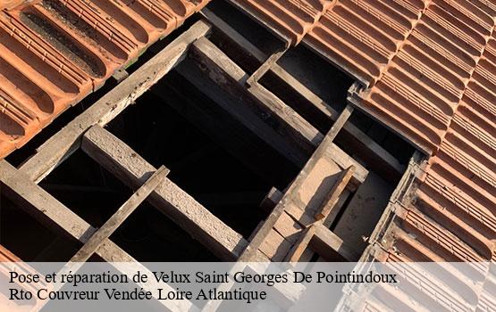 Pose et réparation de Velux  saint-georges-de-pointindoux-85150 Rto Couvreur Vendée Loire Atlantique -1