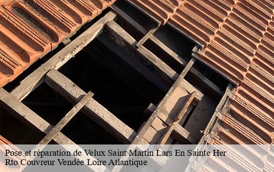 Pose et réparation de Velux  saint-martin-lars-en-sainte-her-85210 Rto Couvreur Vendée Loire Atlantique -1