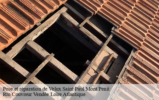 Pose et réparation de Velux  saint-paul-mont-penit-85670 Rto Couvreur Vendée Loire Atlantique -1